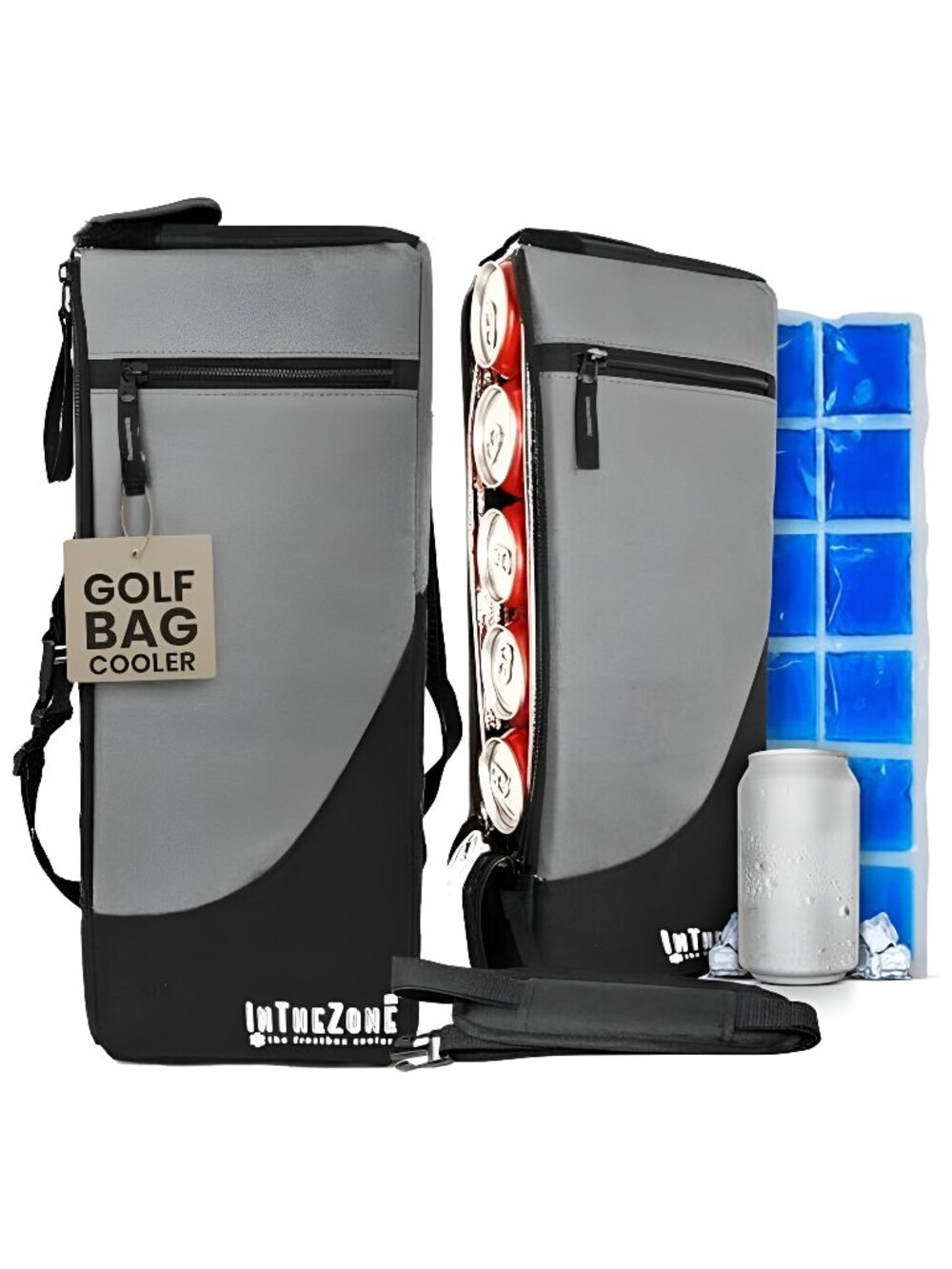 Insulated Slim Golf Bag Cooler with Ice Pack - G